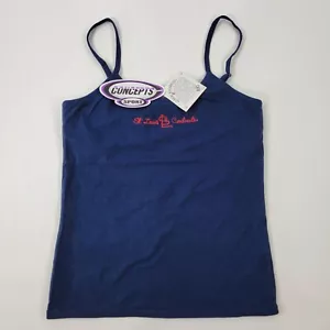 St. Louis Cardinals Womens Tank Top Size Medium Blue Sleepwear Adj. Straps NWT - Picture 1 of 6