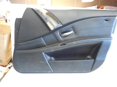 06-07 BMW E60 530xi Sedan Front Right Passenger Interior Door Panel 6909482 - Image 1 of 4