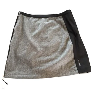 Skhoop Mini Skirt Sz S Side Zip Grey Wool Blend Outdoors Activewear New Sporty - Picture 1 of 6
