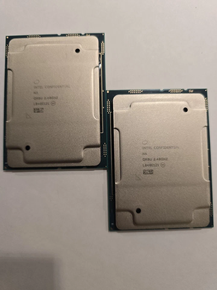 INTEL CONFIDENTIAL CPU QRBU 2.40GHZ - Image 1 of 4