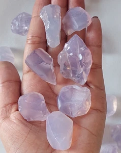 1 Piece Large Purple Lavender Quartz Raw Gemstone 20 Mm to 35 Mm/LQ-06 - Picture 1 of 10