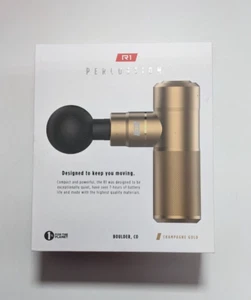 ROLL Recovery R1 Percussion Massage Gun- Champagne Gold - Picture 1 of 3