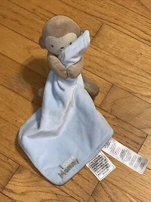 Manta/Lovey de seguridad Just One You Monkey Rattle “I adore Mommy” Foto 1 de 2