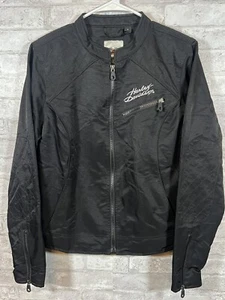 Harley-Davidson Women’s Black Riding Jacket Size Large - Picture 1 of 12
