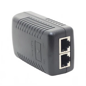 Gigabit 48V 24watt Passive PoE Injector Adapter compatible 802.3af / 802.3at - Picture 1 of 9