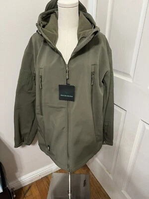 Tactical TACVASEN Waterproof Soft Shell Men Jacket Coat Army Windbreaker/Gray L - Image 1 of 4
