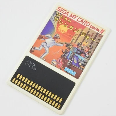 Sega My Card MACHINE GUN JOE Comical Card Only Mark III 2851 m3c - Image 1 of 3