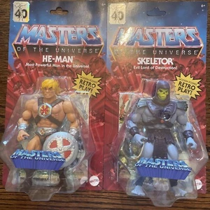 MOTU Origins Wave 9 200x Skeletor & He-Man lot of 2 ๐ฅ MIB ๐ฅ NEW FOR 22โ 40th - Picture 1 of 6