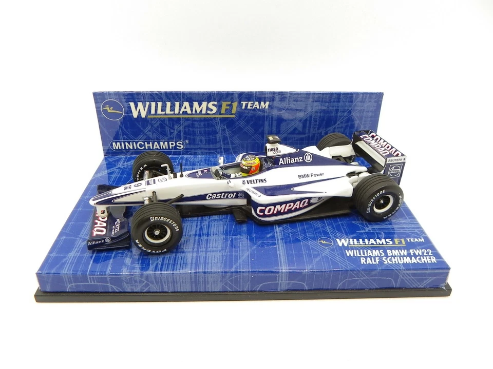 Williams Bmw FW22 Ralf Schumacher #9 2000 Minichamps 1/43 F1 Formula 1 - Immagine 1 di 1