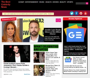 Sitio web de noticias de celebridades y entretenimiento - totalmente automatizado con alojamiento y conjunto gratuitos - Imagen 1 de 2