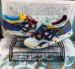 ASICS Gel Lyte 5 'RE:MATERIAL Purple Yellow' 1201A763 Athletic Shoe Mens Sz 11.5 - Picture 1 of 11