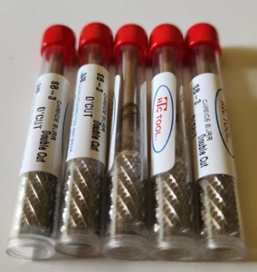 SB-3 DOUBLE CUT BURRS | SOLID CARBIDE | MADE IN USA | QTY: 5 - Picture 1 of 3