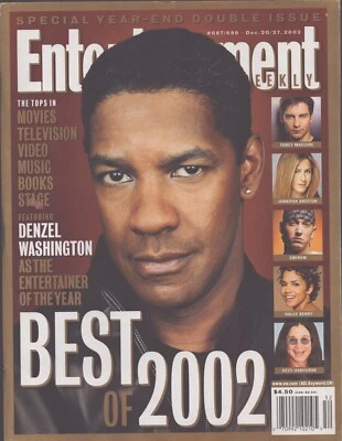 Entertainment Weekly - December 20, 2002 - Best of 2002 - Denzel Washington Foto 1 de 2