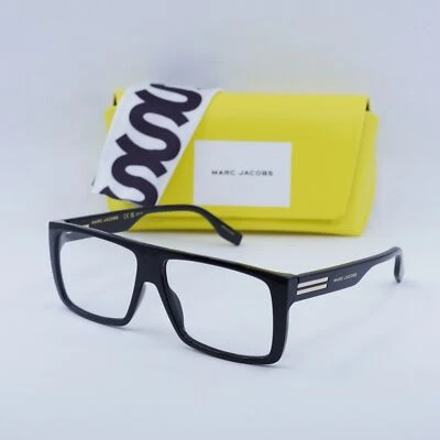 Nuevo Marc Jacobs MARC 672/CS 003K IR Blanco sobre Negro Patrón Clip-Negro/Gris... Foto 1 de 4