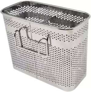 HOME&I Silverware Drying Basket, Kitchen Sink Utensil Holder Replacement,Thin Di - Picture 1 of 12