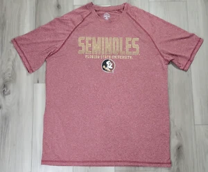 FSU Florida Seminoles T-Shirt Men's Large Wine Heather New - Picture 1 of 10