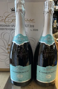 3x750ml Topjahr Sekt Chardonnay wie C von Le C BRUT 2018 Flaschengärung Häßlik - Bild 1 von 4