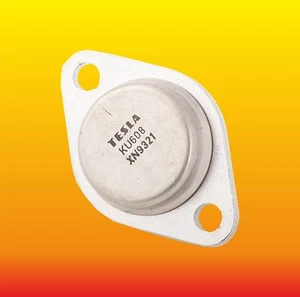 KU608 TESLA SILICON NPN TRANSISTOR 70 W 10 A ~ 2N5264 2SC1227 2SD1201 BDY45 - Picture 1 of 2
