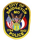 BRIDGETON MISSOURI MO Sheriff Police Patch CITY LOGO EAGLE US FLAG STATE FLAG