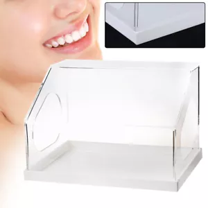 Caja de pulido de molienda dental protector lapeado instrumento acrílico estuche transparente EE. UU. - Imagen 1 de 10