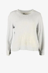 90s Sweatshirt Plain Vintage Pullover Sports Retro Grey Size L - SW2838 - Picture 1 of 4