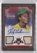 2015 Panini Diamond Kings Red Framed /15 Rickey Henderson #5 Auto HOF