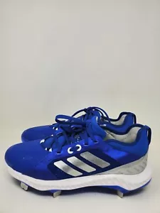 Adidas Pure Hustle W TPU tacchetti softball FV9040 blu bianco argento taglia 7 nuovi - Foto 1 di 7