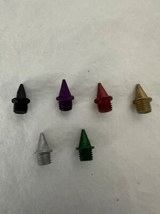 replacement anodized aluminum 1/4 inch Pyramid track & field spikes - 20 Pack - Picture 1 of 13