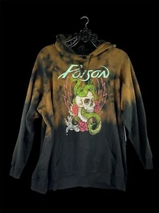 NEW Torrid 4 4X POISON Hoodie Sweatshirt Tie Dye Women’s Plus Sz 26 Rock Band - Picture 1 of 6