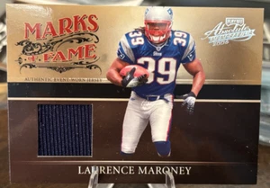 2006 Absolute Memorabilia Marks of Fame Materials #32 Laurence Maroney - Picture 1 of 2