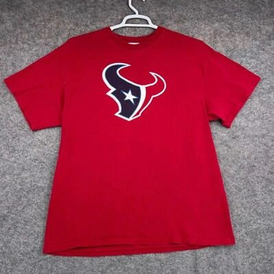 J.J. Watt Houston Texans Shirt Mens Large Red NFL Football Short Sleeve Foto 1 de 4