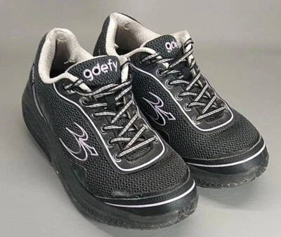 Zapatos para mujer GDEFY Mighty Walk Gravity Defyer negro púrpura versoshock talla 8 Foto 1 de 4