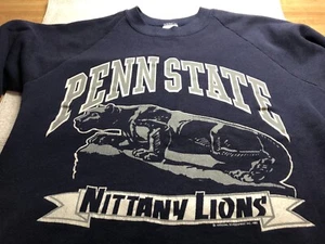 Vintage - 1989 Penn State - Nittany Lions Men's Sweatshirt - Size Med - Jerzees - Picture 1 of 7