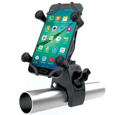 RAM Tough-Claw Handlebar Snap-Link Mount w/ X-Grip Holder for Smartphone iPhone - Image 1 of 4