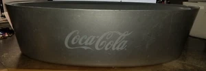 Coca Cola Ice Plastic Party Tub Cooler Vintage Oval 21" x 12". - Picture 1 of 7