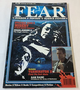 May 1991 FEAR #29~Stephen King Misery,Highlander II,Terminator 2,Sam Raimi,more - Picture 1 of 2