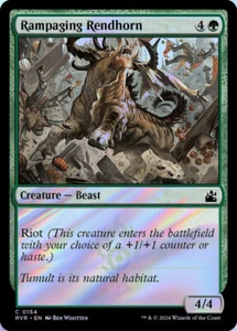 Rampaging Rendhorn 0154 MTG RVR NM Foil - Picture 1 of 1