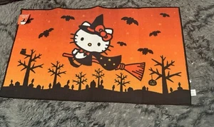 Sanrio Hello Kitty Halloween Orange Witch Bathroom/Kitchen Rug 26.38”x45” NWT - Picture 1 of 2