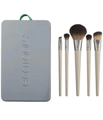 Ecotools Start The Day Beautifully Brush Set 5 Brushes & Storage Tray New in Box - Image 1 of 4