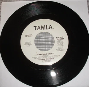 STEVIE WONDER / Same Old Story - Outside My Window / TAMLA PROMO 45rpm Vinyl - Picture 1 of 2