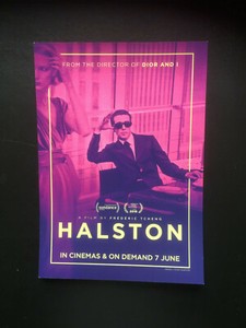 HALSTON; film promo postcard - new  *BU