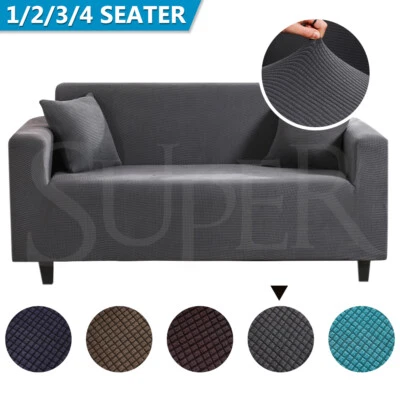 Sofa Cover Super Stretch Couch Lounge Slipcover 1 2 3 4 Seater Protector Covers - image 1 of 4