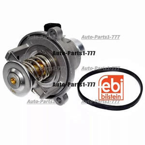 11537586885 FEBI Engine cooling thermostat FOR BMW E65 E66 F01 F02 F04 7 Series - Picture 1 of 6