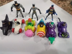 Batman Returns 1991 McDonalds Happy Meal Toy Lot Vehicles and Figures - Picture 1 of 8