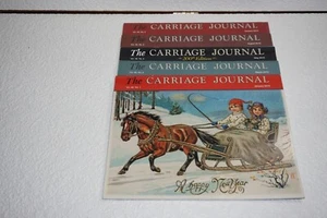 Lot of 5 Vintage 2010 The Carriage Journal Magazines - Picture 1 of 5