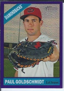 Paul Goldschmidt 2015 Topps Heritage cromo púrpura refractor - Imagen 1 de 1