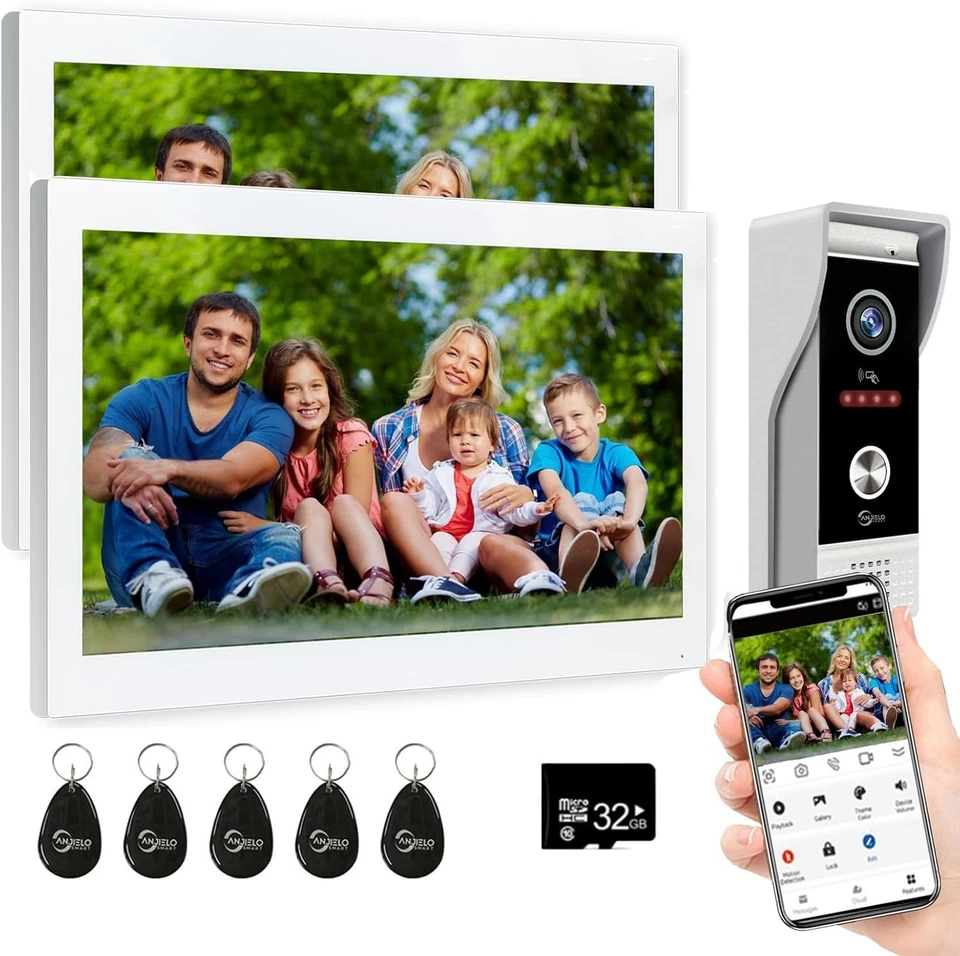 10 Inch Full Touch Monitor SystemTUYA WiFi Smart Home Video Intercom Door Phone - Image 1 of 4
