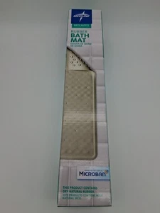 Medline Bath Safety Rubber Bath Mat w/ Microban New Sealed Box Shower Tub Grip - Picture 1 of 4