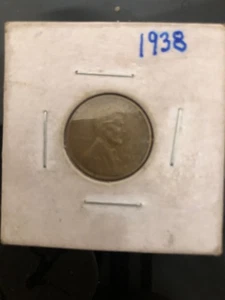 1938 Lincoln Wheat Penny. No Mint Mark. With Errors. - Picture 1 of 4