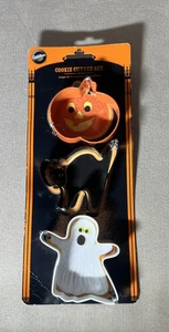 Nuovo set tagliabiscotti Wilton 3 pezzi Halloween zucca Jack O lanterna fantasma gatto nero - Foto 1 di 6